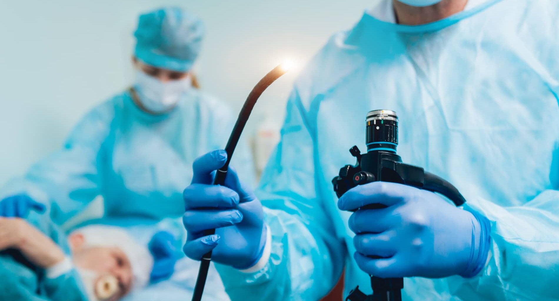 foto de endoscopia de coluna