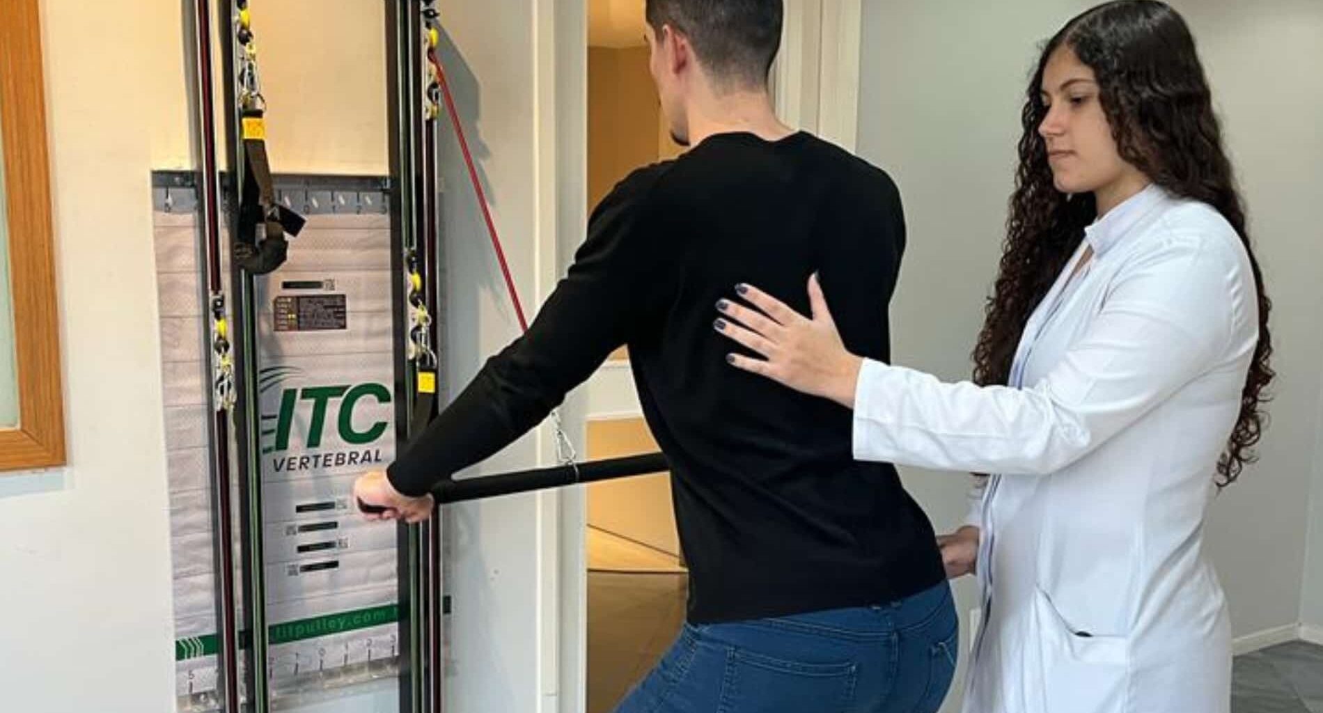 foto de como é o tratamento do itc vertebral